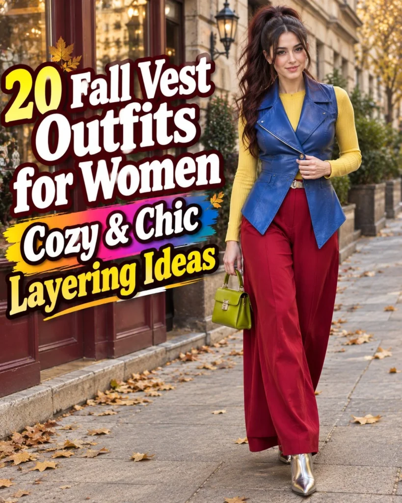 20 Fall Vest Outfits for Women: Cozy & Chic Layering Ideas 7 Fall Vest Outfits for Women