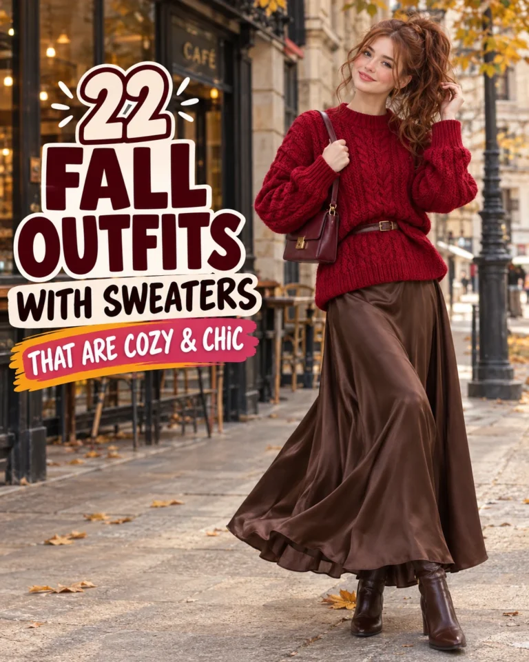 Fall Outfits with Sweaters That Are Cozy and Chic