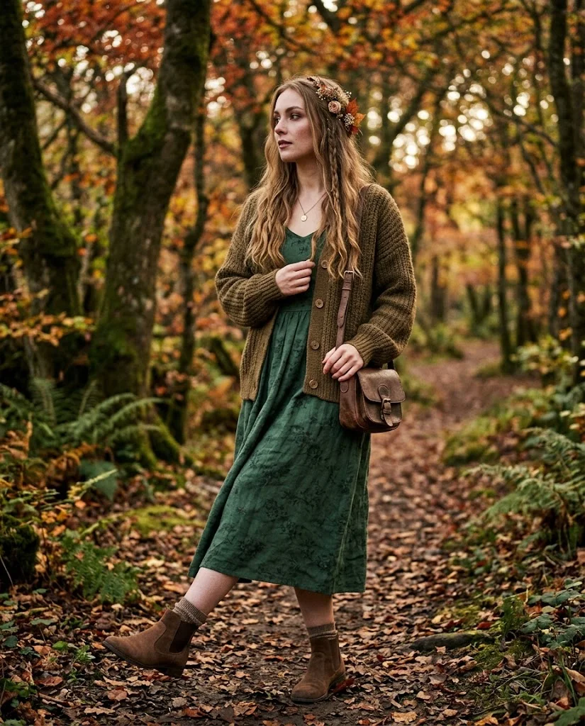 20 Trendy Halloween Outfits with Complete Costume Details 21 Enchanted Forest Witch Outfit Halloween Outfit