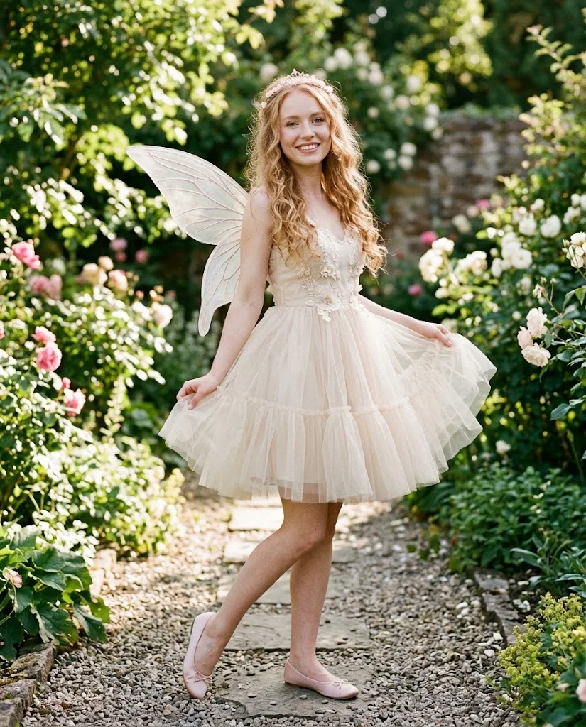 20 Trendy Halloween Outfits with Complete Costume Details 14 Fairy Princess Costume Halloween Outfit
