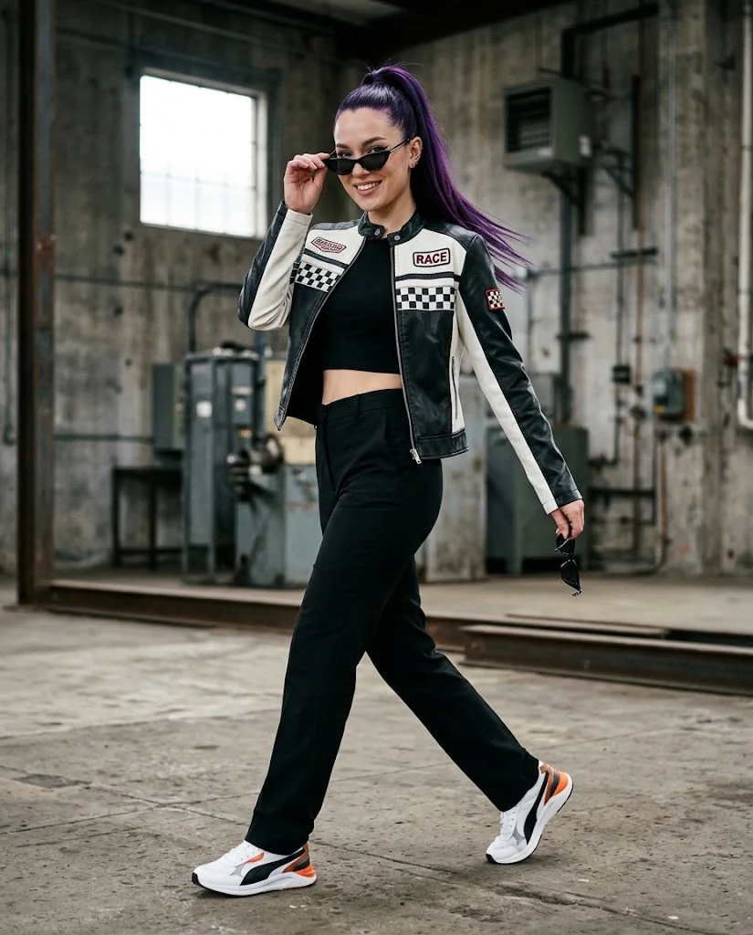 20 Trendy Halloween Outfits with Complete Costume Details 10 Racing Girl Costume Halloween Outfit