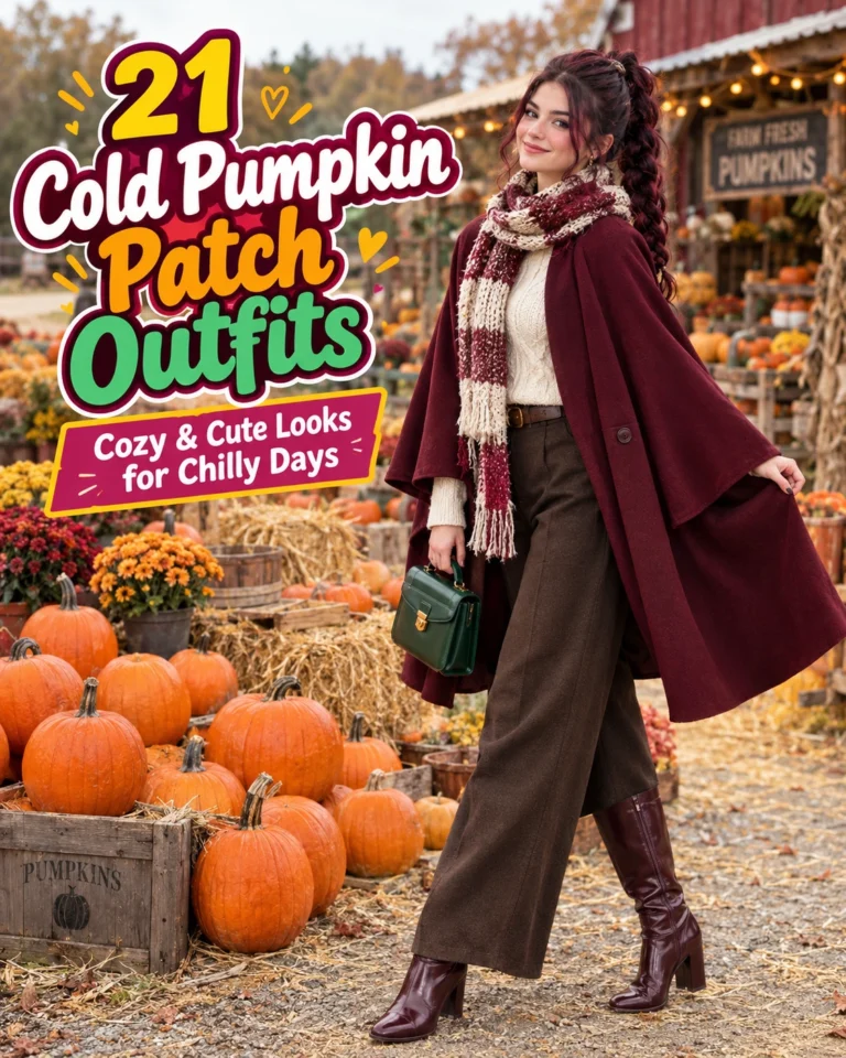 Cold Pumpkin Patch Outfits for Chilly Days