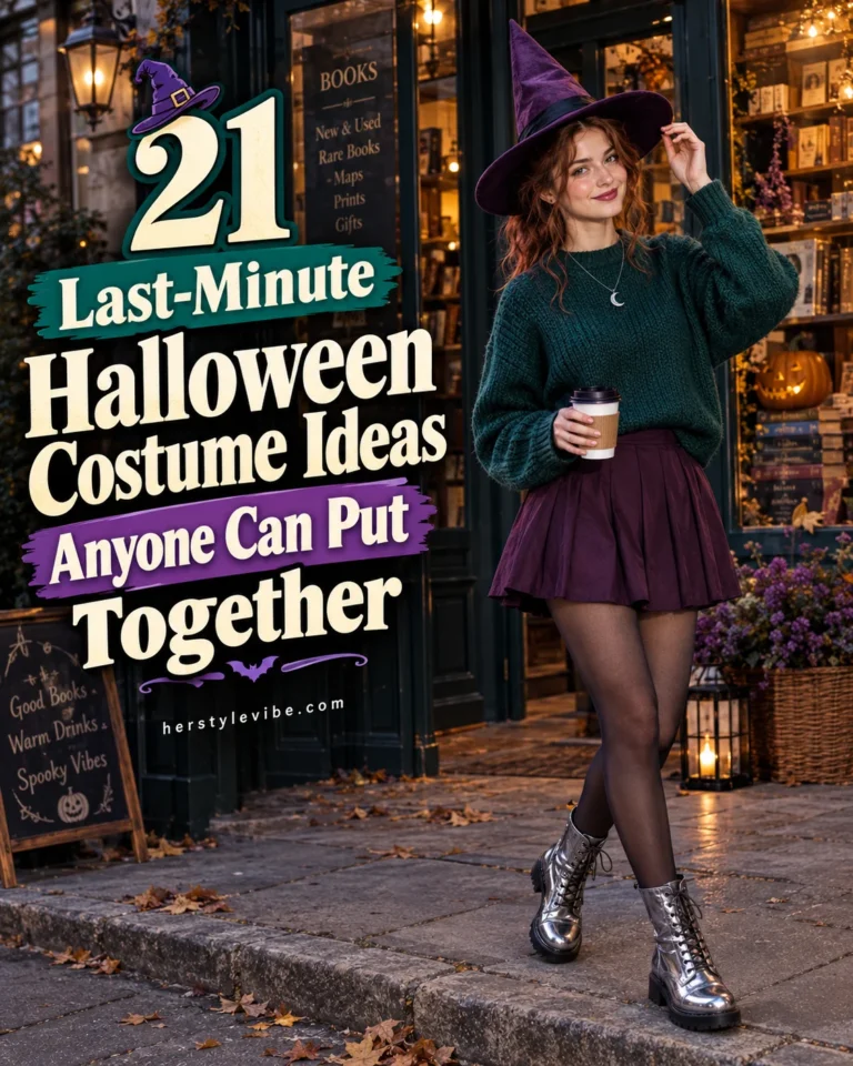 Last-Minute Halloween Costume Ideas Anyone Can Put Together