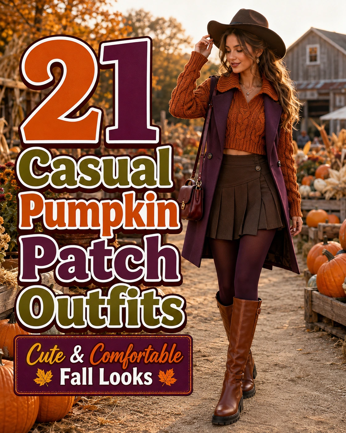 21 Casual Pumpkin Patch Outfits: Cute & Comfortable Fall Looks 1 Casual Pumpkin Patch Outfits: Cute and Comfortable Fall Looks