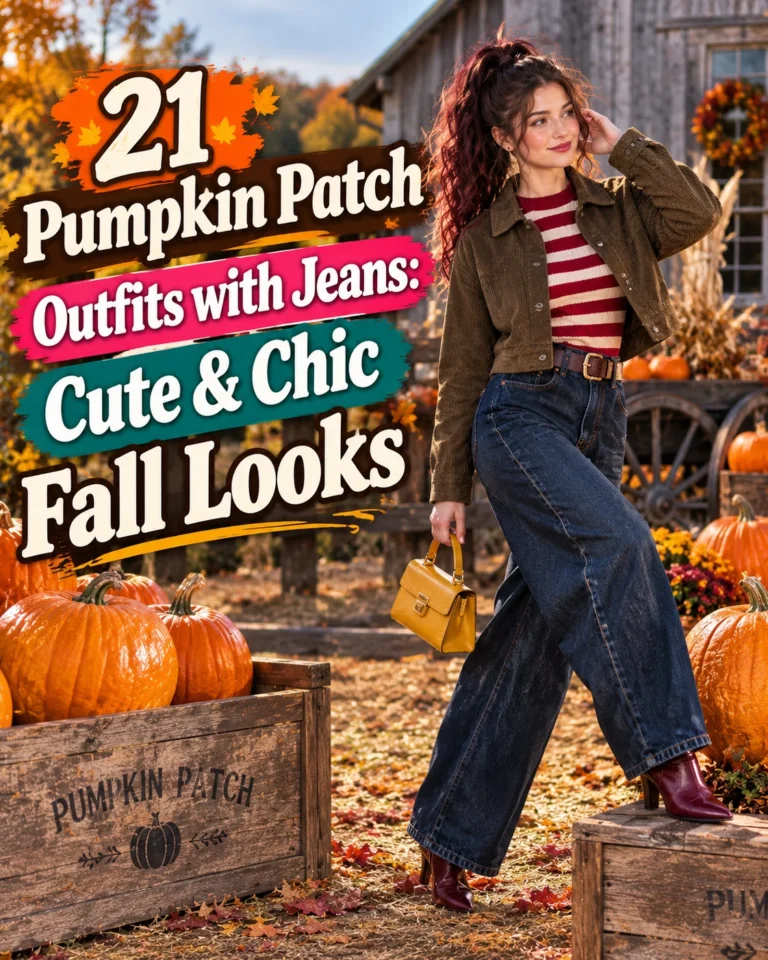 Pumpkin Patch Outfits with Jeans