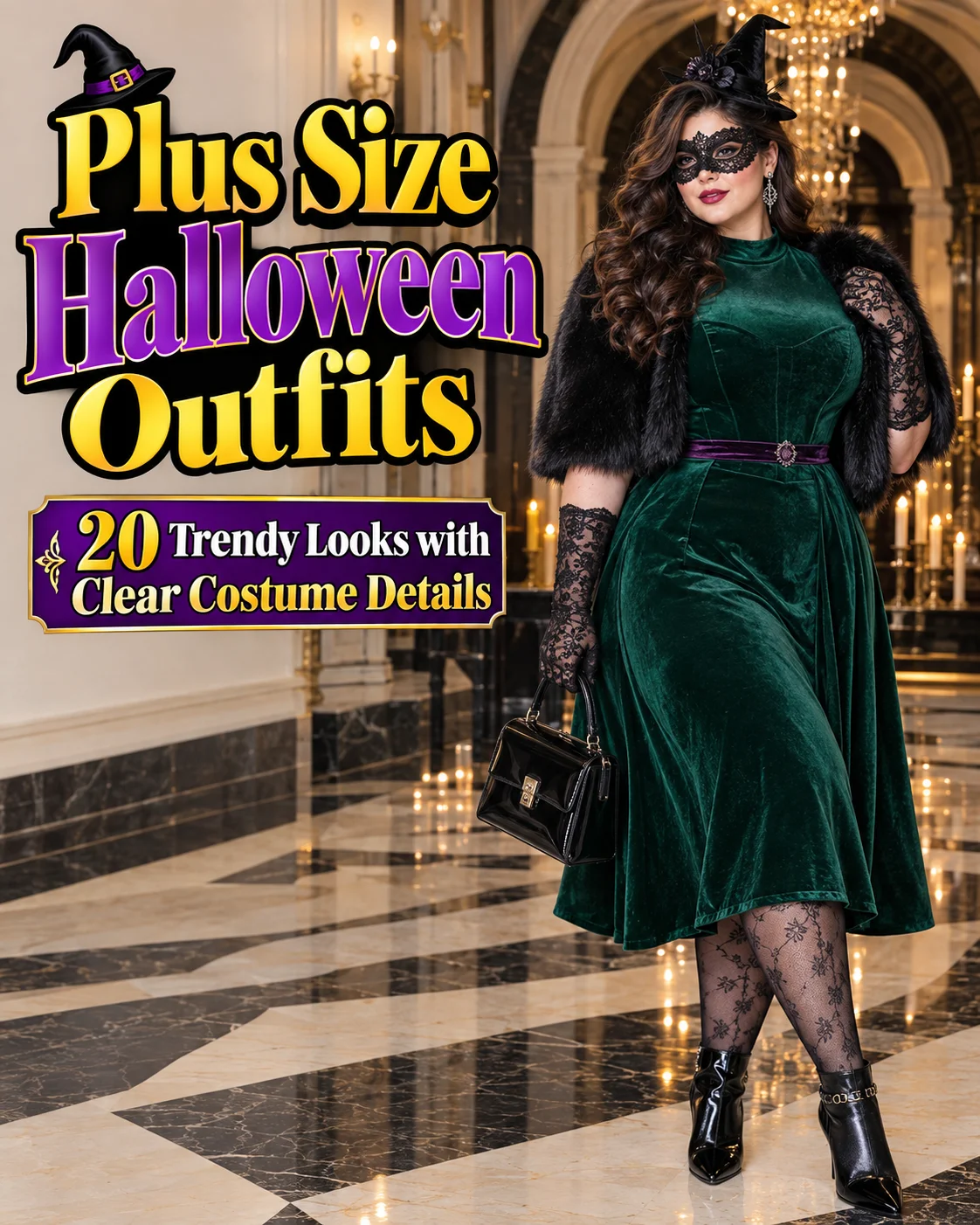 Plus Size Halloween Outfits with Clear Costume Details