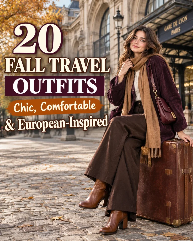 20 Fall Travel Outfits: Chic, Comfortable & European-Inspired Looks 2 Fall Mom Outfits 2026