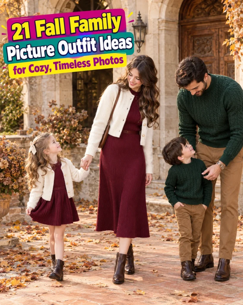 21 Fall Family Picture Outfit Ideas for Cozy, Timeless Photos 21 Fall Family Picture Outfit Ideas