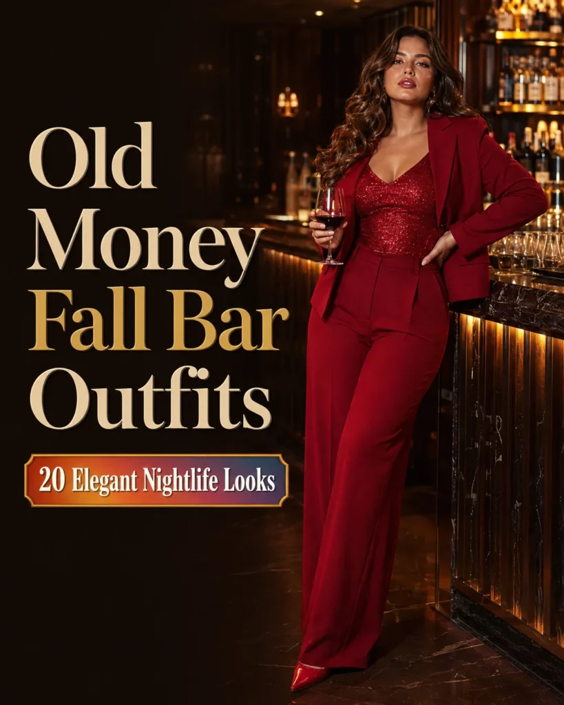 Old Money Fall Bar Outfits: 20 Elegant Nightlife Looks 29 Old Money Fall Bar Outfits for Women