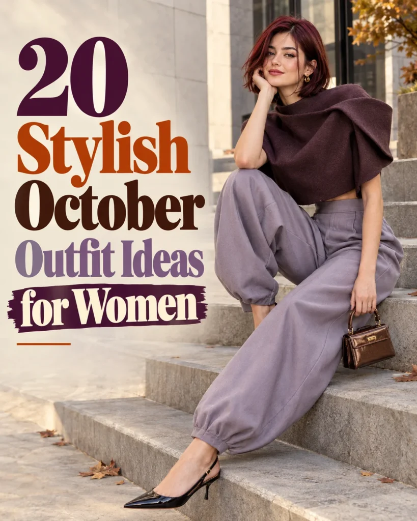 20 Stylish October Outfit Ideas for Women 21 Stylish October Outfit Ideas for Women
