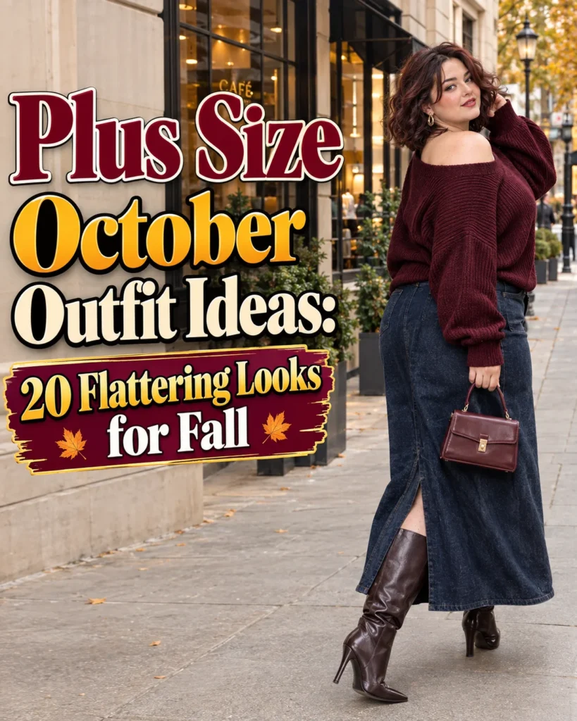 Plus Size October Outfit Ideas: 20 Flattering Looks for Fall 19 Plus Size October Outfit Ideas for Fall