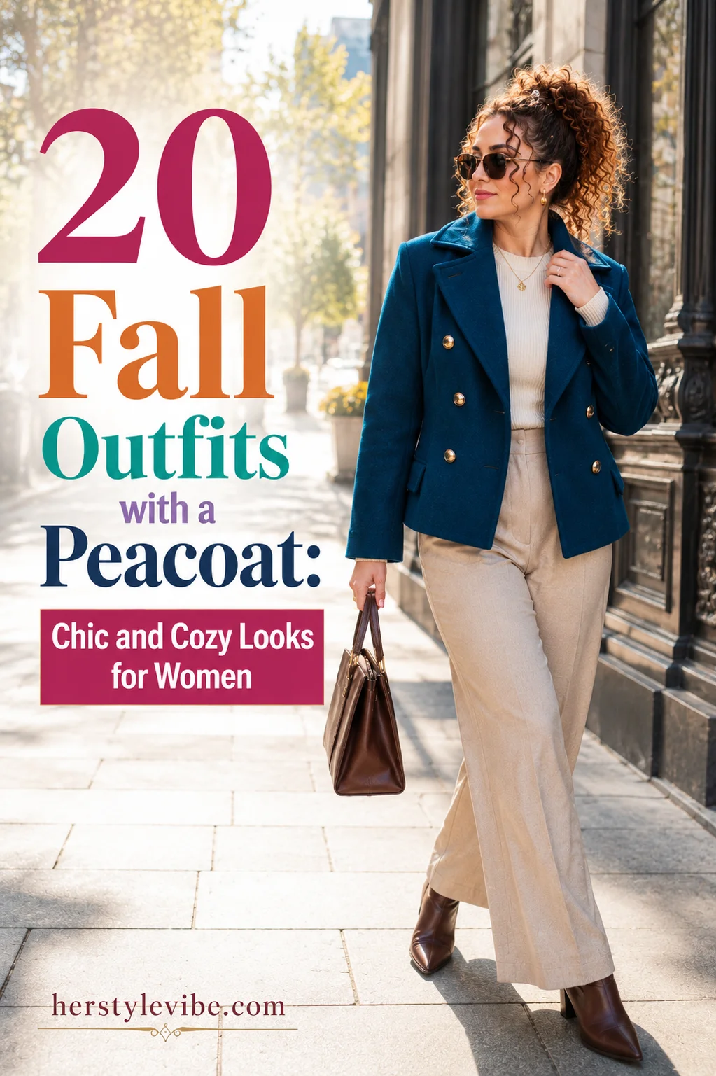 Fall Outfits with a Peacoat for Women