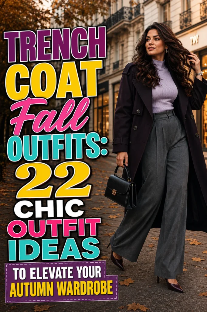 Trench Coat Fall Outfits: 22 Chic Outfit Ideas to Elevate Your Autumn Wardrobe 16 Trench Coat Fall Outfits for Women