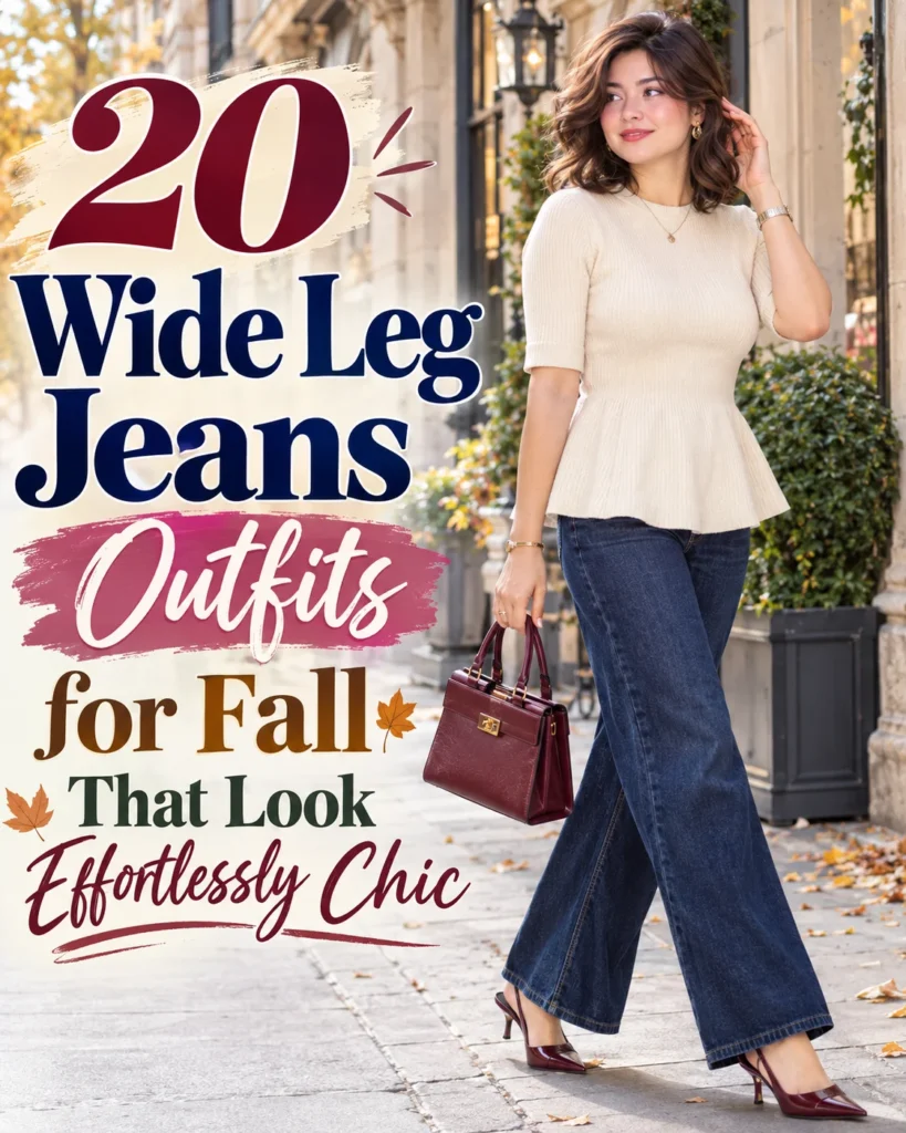 20 Wide Leg Jeans Outfits for Fall That Look Effortlessly Chic 14 Wide Leg Jeans Outfits for Fall