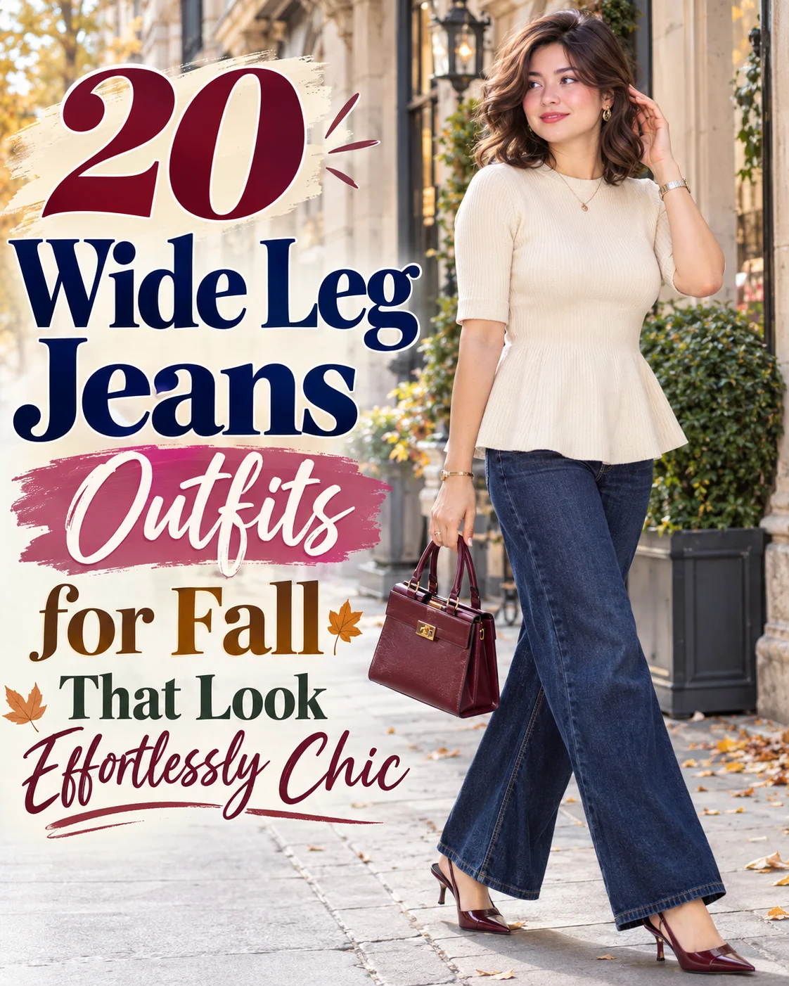 20 Wide Leg Jeans Outfits for Fall That Look Effortlessly Chic 1 Wide Leg Jeans Outfits for Fall