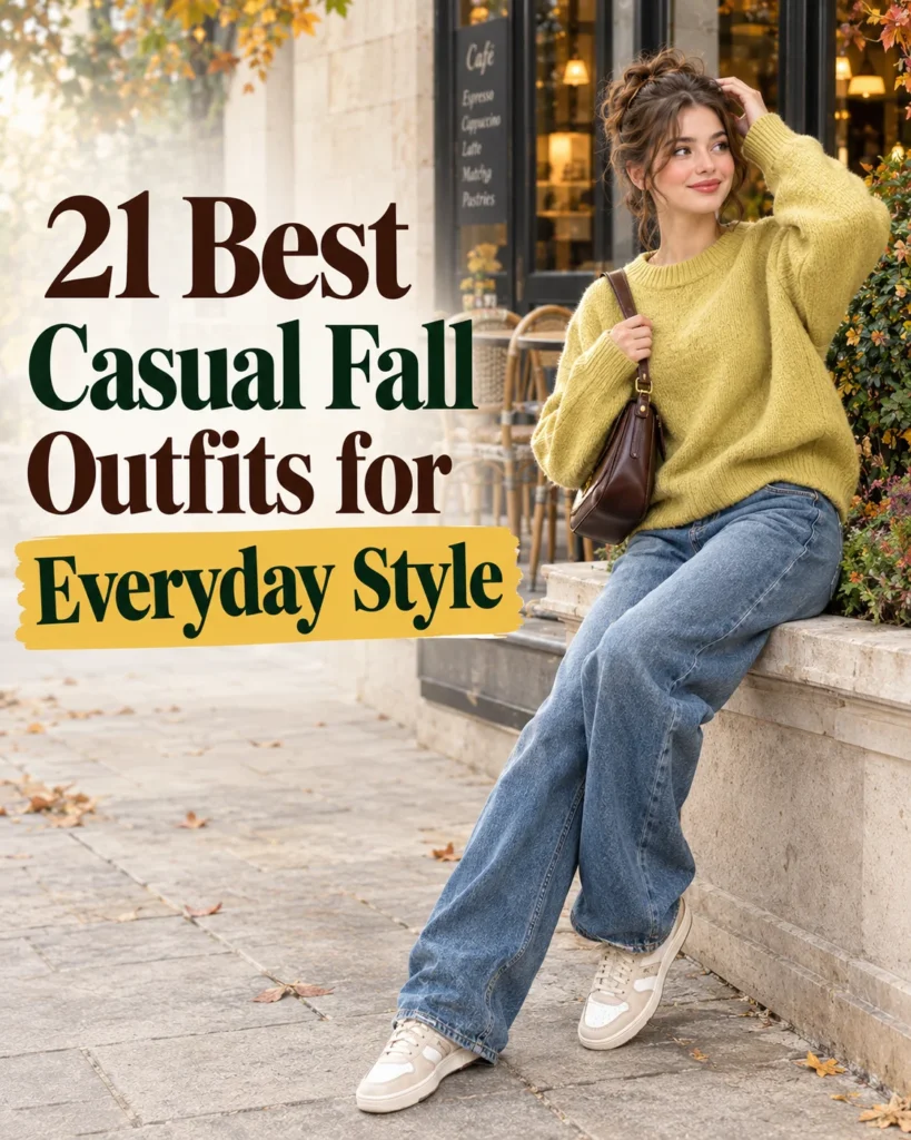 21 Best Casual Fall Outfits for Everyday Style 8 Casual Fall Outfits for Everyday Style