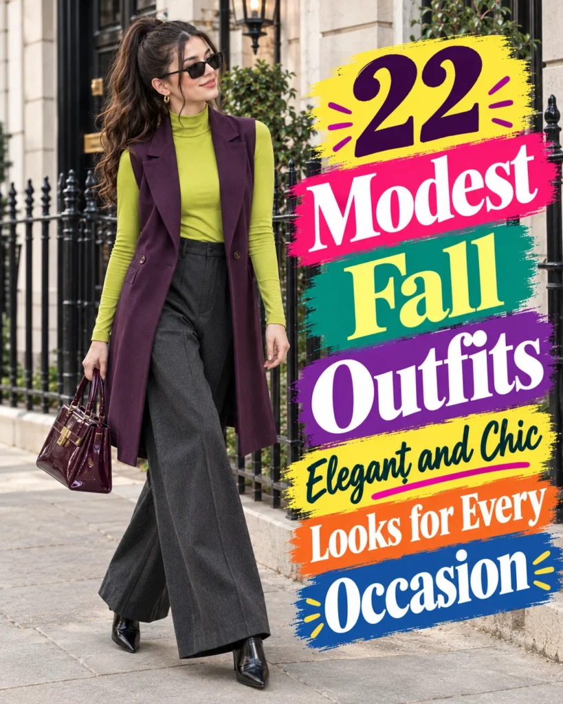 22 Modest Fall Outfits: Elegant and Chic Looks for Every Occasion 7 Modest Fall Outfits for Women