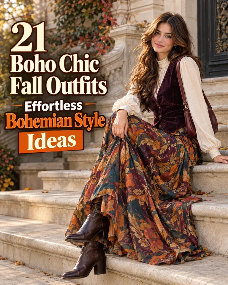 21 Boho Chic Fall Outfits: Effortless Bohemian Style Ideas 4 Boho Chic Fall Outfits for Women