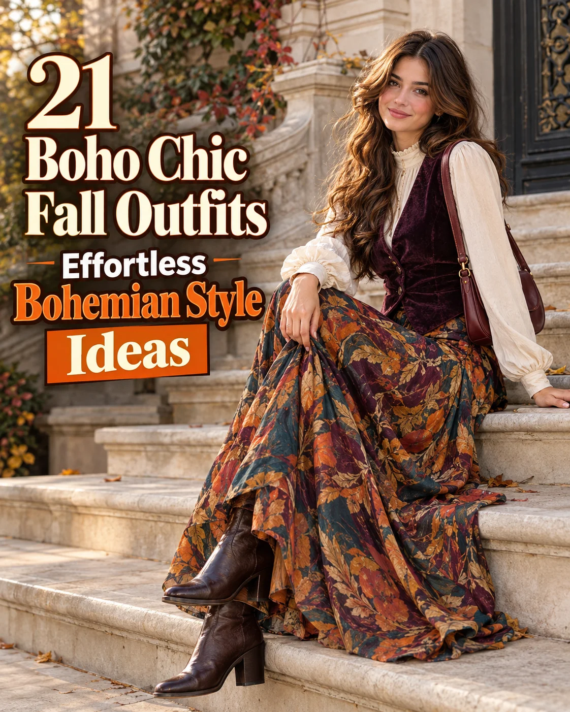 21 Boho Chic Fall Outfits: Effortless Bohemian Style Ideas 1 Boho Chic Fall Outfits for Women