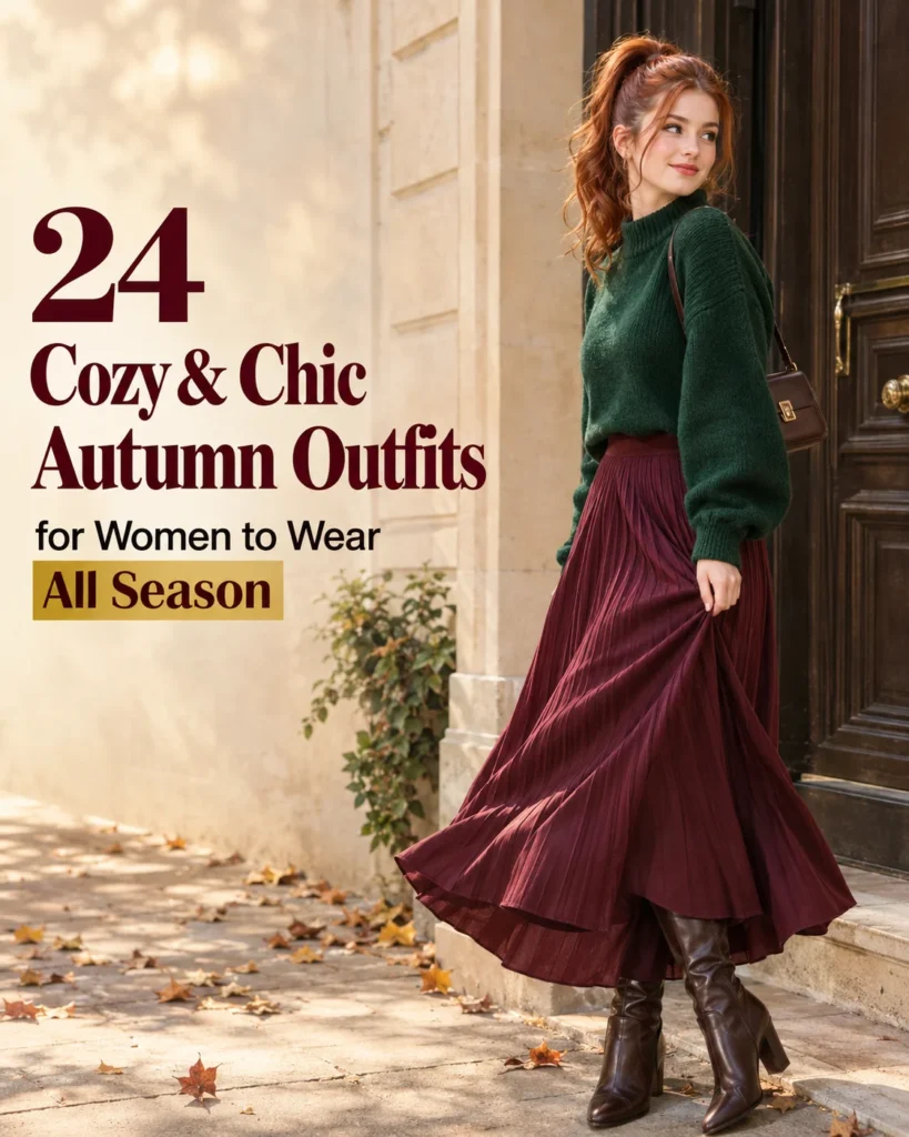 24 Cozy & Chic Autumn Outfits for Women to Wear All Season 24 Cozy and Chic Autumn Outfits for Women
