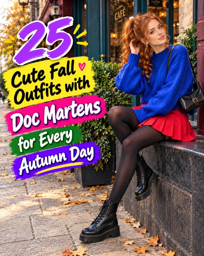 25 Cute Fall Outfits with Doc Martens for Every Autumn Day 22 Cute Fall Outfits with Doc Martens