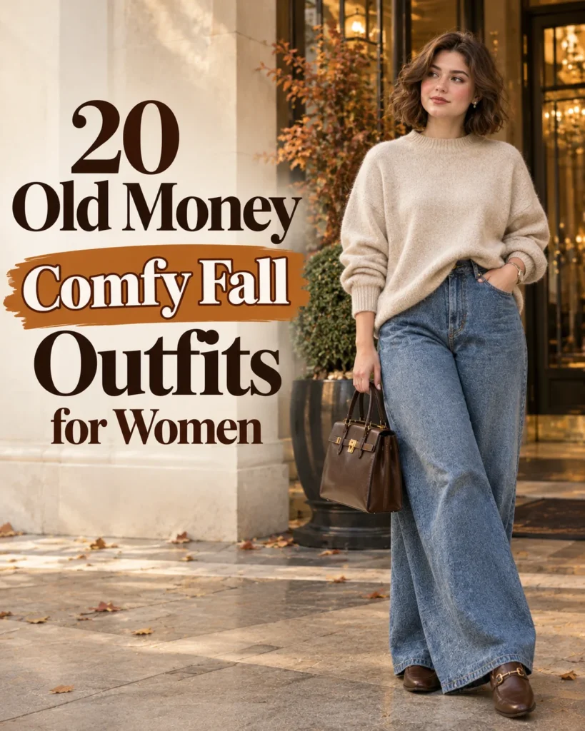 20 Old Money Comfy Fall Outfits for Women 24 Old Money Comfy Fall Outfits for Women