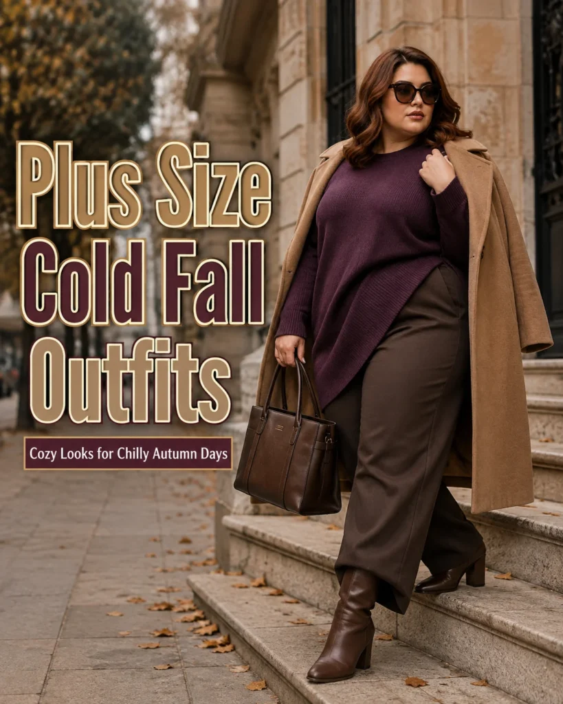 Plus Size Cold Fall Outfits: Cozy Looks for Chilly Autumn Days 26 Plus Size Cold Fall Outfits for Women