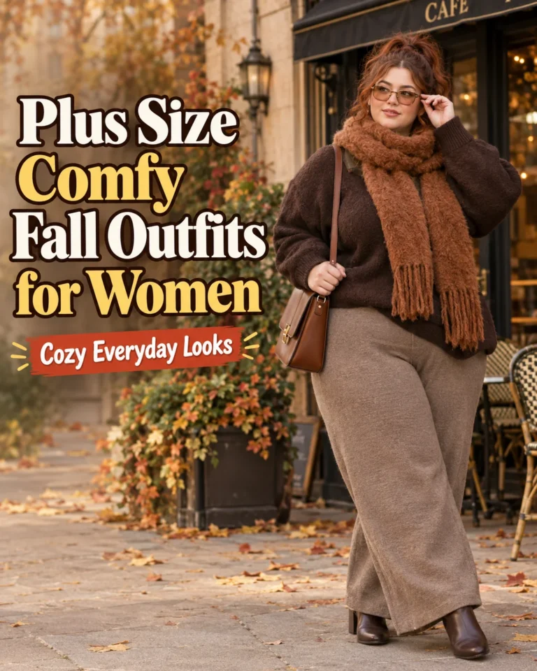 Plus Size Comfy Fall Outfits for Women: Cozy Everyday Looks 4 Plus Size Comfy Fall Outfits for Women